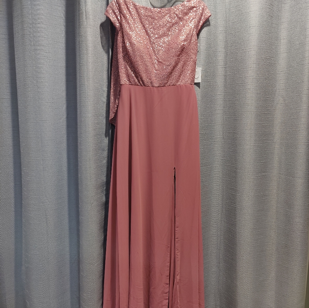 Bridesmaid/ Mother Of The Bride Dress from Kennedy Blue in Rosewood